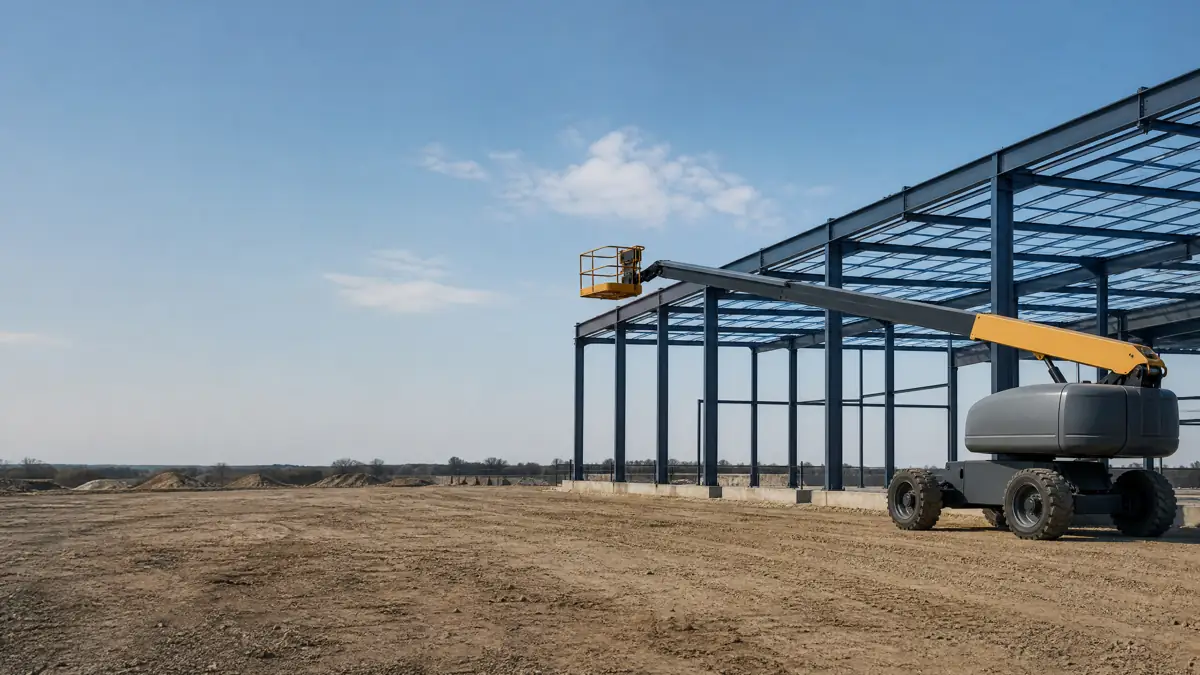 Boom Lifts jobsite access in Cedar Rapids